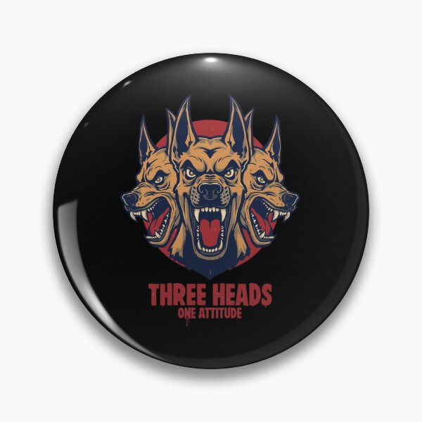 Item preview, cerberus "three heads one attitude" designed and sold by PunkdUpPrints.