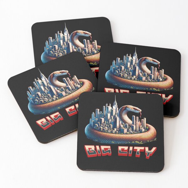 Item preview, Snake surrounds a big city. designed and sold by ReneMM.