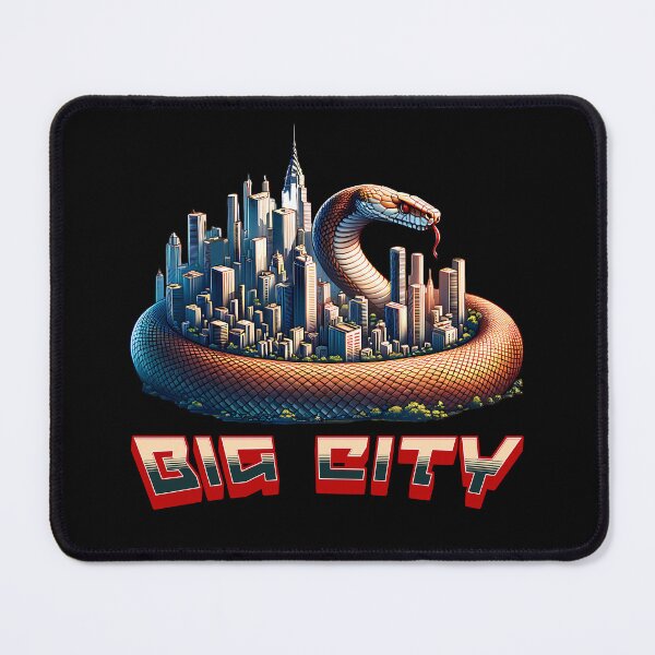 Item preview, Snake surrounds a big city. designed and sold by ReneMM.