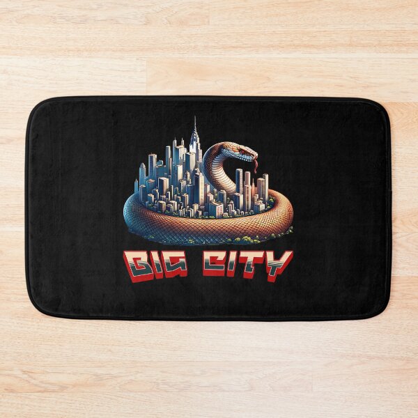 Item preview, Snake surrounds a big city. designed and sold by ReneMM.