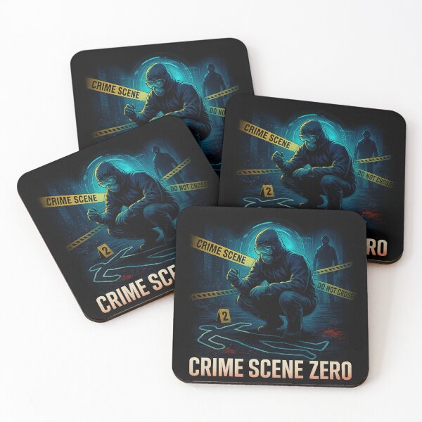 Item preview, Crime Scene Zero – Cinematic Inspired Poster T-Shirt Design designed and sold by getpressedshirt.