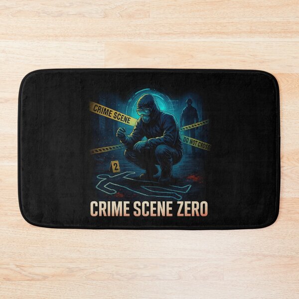 Item preview, Crime Scene Zero – Cinematic Inspired Poster T-Shirt Design designed and sold by getpressedshirt.