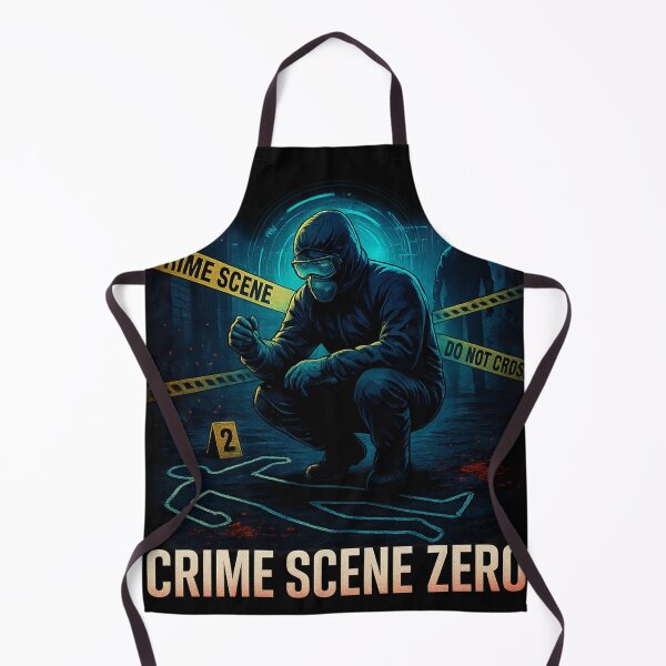 Item preview, Crime Scene Zero – Cinematic Inspired Poster T-Shirt Design designed and sold by getpressedshirt.