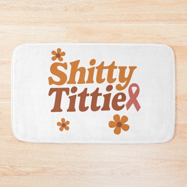 Item preview, Shitty Tittie – Funny Retro Mastectomy & Breast Cancer Awareness Design designed and sold by SlomianyPisarz.