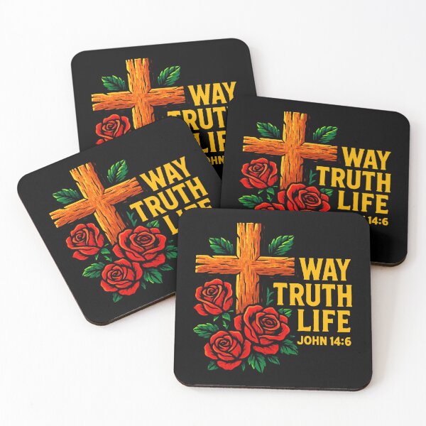 Item preview, John 14:6 Jesus Way Truth Life designed and sold by plushism.