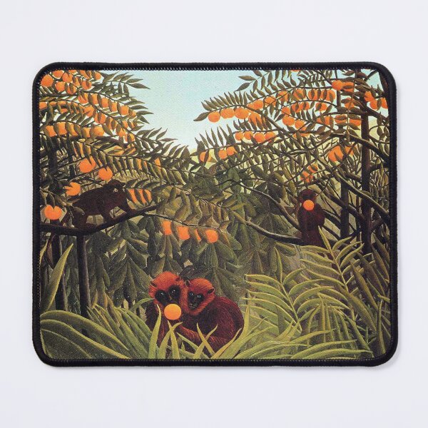 Item preview, Apes In The Orange Grove - Henri Julien Rousseau designed and sold by forgottenbeauty.
