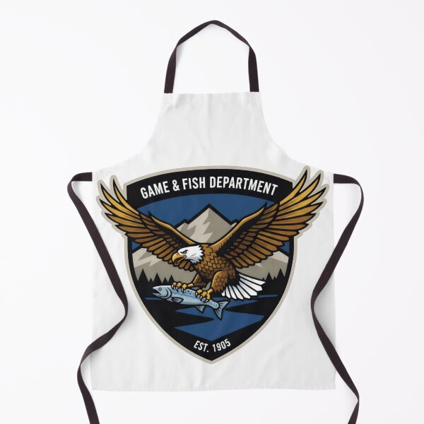 Item preview, Eagle and Fish Wildlife Protection Emblem, Est. 1905 designed and sold by SplashTastic.