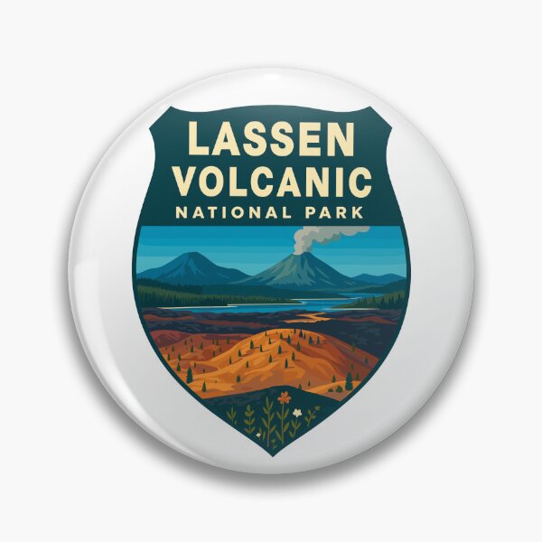 Item preview, Lassen Volcanic National Park California Sticker designed and sold by Ismeal Von.
