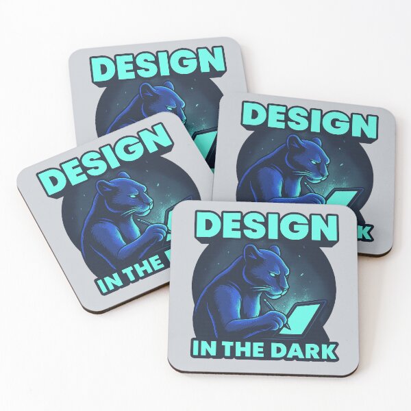 Item preview, Design in the Dark — Panther at the Tablet designed and sold by Modivox.