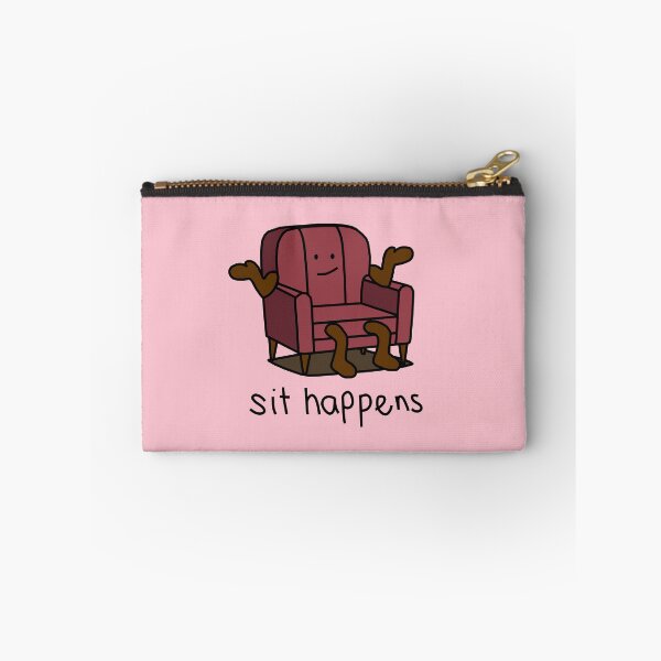 Item preview, Red Chair Sit Happens Puns and Humor designed and sold by ellenhenry.