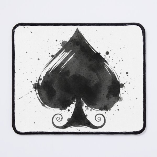Item preview, King of Spades & Alice in Borderland & Watercolor Ink Splatter Spade Suit Art designed and sold by Tofimo.