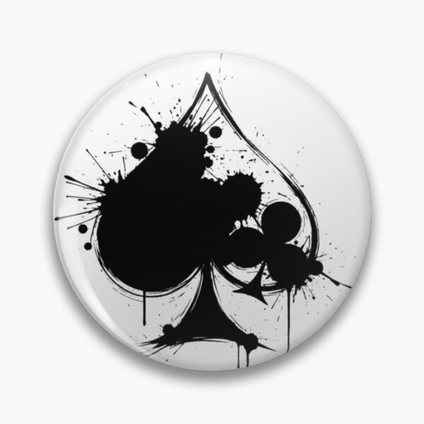 Item preview, King of Spades & Alice in Borderland & Watercolor Ink Splatter Spade Suit Art designed and sold by Tofimo.