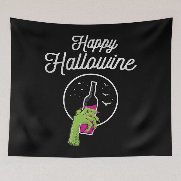 Item preview, Happy Hallo-Wine – Spooky Wine Lovers Design designed and sold by zconohdueu1.
