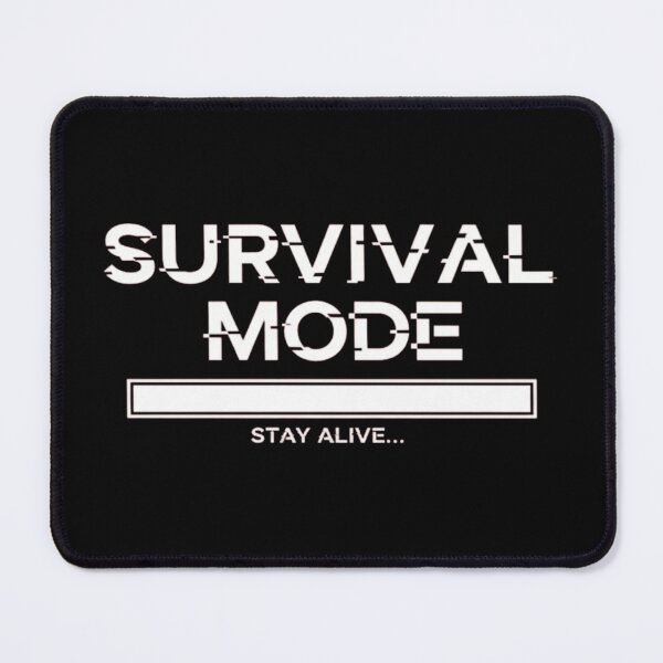 Item preview, Survival Mode & Alice in Borderland Aesthetic & Gamer Glitch Art & Stay Alive Quote designed and sold by Tofimo.