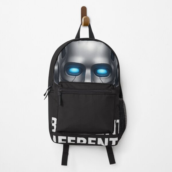 Item preview, BUILTENT DIFERENT – Glowing Robot Head Meme Design designed and sold by FelixnRobinus.