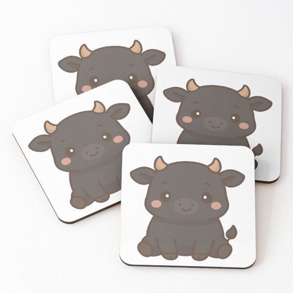Item preview, Cute Angus Cow designed and sold by RedLeafStudio.