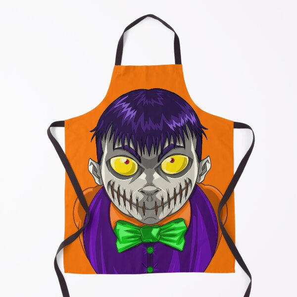 Item preview, A very disturbing little boy with a sealed smile, a Halloween butler designed and sold by fifou96.