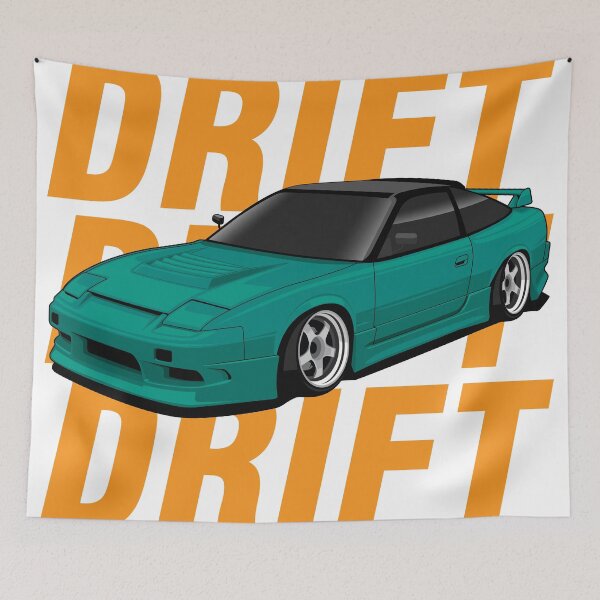 Item preview, Nissan 180SX Drift Machine – JDM Street Racing Art designed and sold by wisnubayuaji.