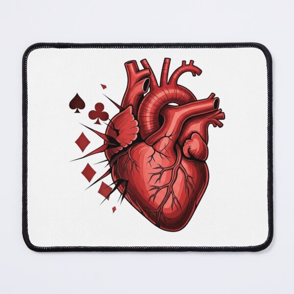 Item preview, Queen of Hearts & Alice in Borderland & Anatomical Heart & Game of Betrayal Art designed and sold by Tofimo.