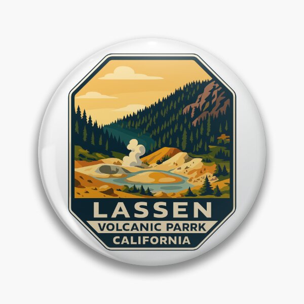 Item preview, Lassen Volcanic National Park California Sticker designed and sold by Ismeal Von.