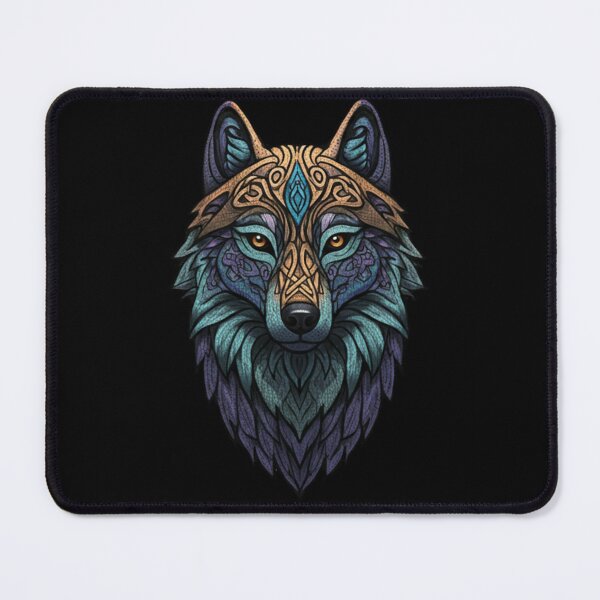 Item preview, Celtic wolf motif tee, Majestic tee, Guardian shirt, Faceted,Sharp gaze,Glowing eyes,Powerful stance ,Elegant Muscular,Fantastik,unique designs, one-of-a-kind designed and sold by chipmuckdesignn.