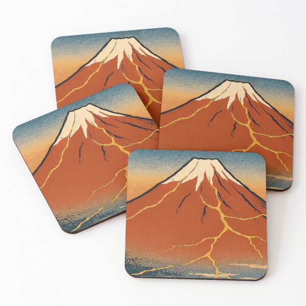 Item preview, Kintsugi Red Fuji designed and sold by Neo Edo Tokyo.