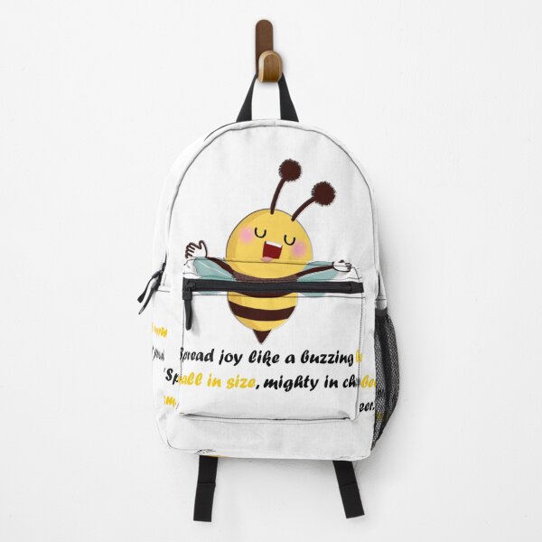 Item preview, “Joyful Cartoon Bee Spreading Positive Vibes” designed and sold by MayaMaliStudio.
