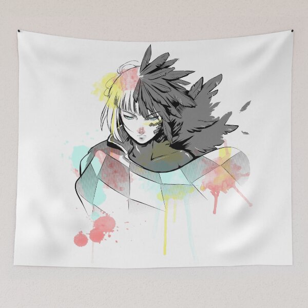 Item preview, Howl watercolor designed and sold by PsychoDeliciaReal.
