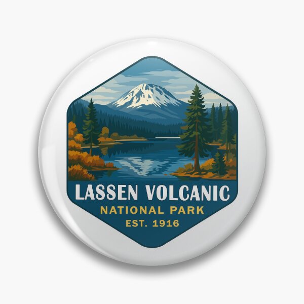 Item preview, Lassen Volcanic National Park California Sticker designed and sold by Ismeal Von.
