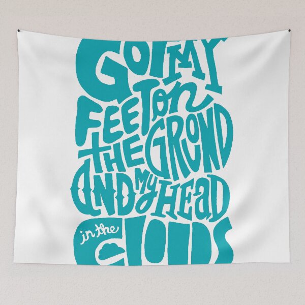 Item preview, Head in the Clouds Retro Quote designed and sold by andry01.