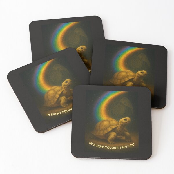 Item preview, “Rainbow Shell – In Every Colour, I See You (Tortoise)” designed and sold by GeoWild Designs.