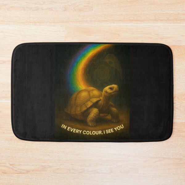 Item preview, “Rainbow Shell – In Every Colour, I See You (Tortoise)” designed and sold by GeoWild Designs.