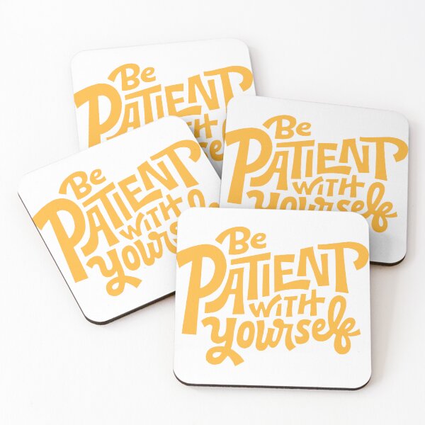 Item preview, Be Patient With Yourself Retro Typography Quote designed and sold by andry01.