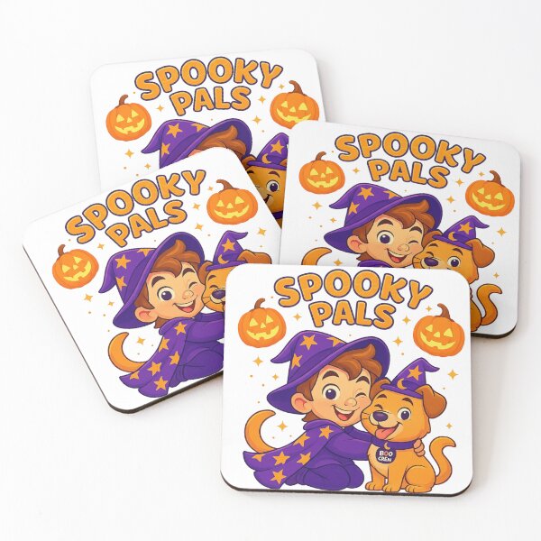 Item preview, Spooky Pals Cute Boy Dog Wizard Costume Halloween Best Friends Kids Pet Lover Design designed and sold by wellie-chic.