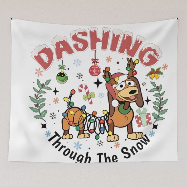 Item preview, Dashing Through the Snow Christmas Dog Shirt – Cute Festive Holiday Tee designed and sold by zrwsfjbu3.