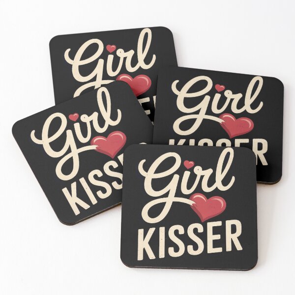 Item preview, Kiss More Girls & Girl Kisser  designed and sold by KonstanKoraner.