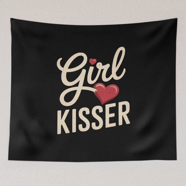 Item preview, Kiss More Girls & Girl Kisser  designed and sold by KonstanKoraner.