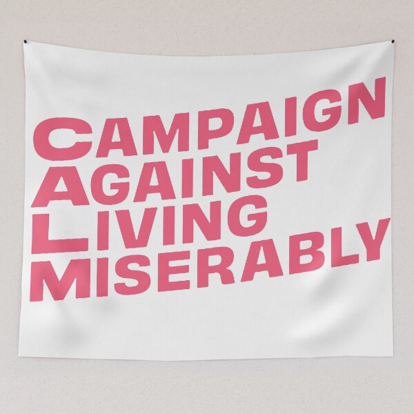Item preview, Campaign Against Living Miserably Bold Text designed and sold by andry01.