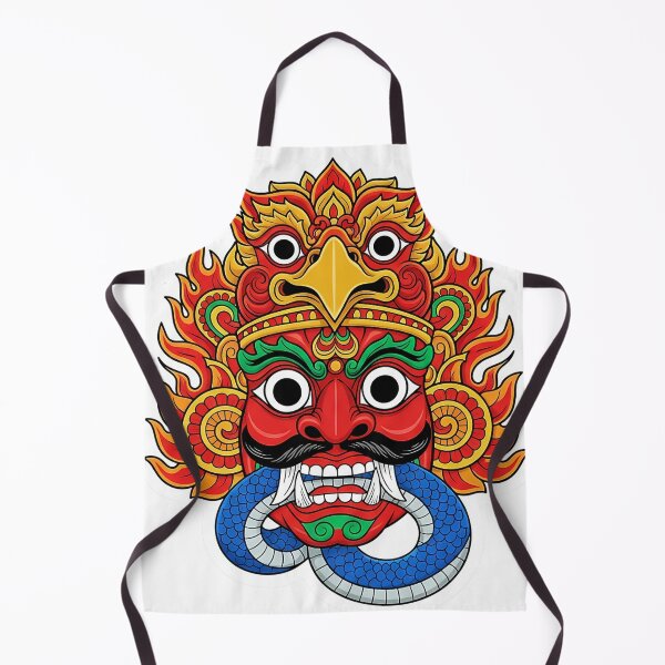 Item preview, Gurulu Raksha Eagle Demon Mask Sticker - Triumph of Good designed and sold by bloomling.