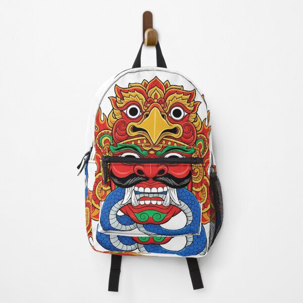 Item preview, Gurulu Raksha Eagle Demon Mask Sticker - Triumph of Good designed and sold by bloomling.