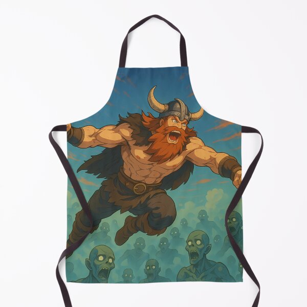 Item preview, Viking Berserker vs Undead Horde – Anime Epic Scene designed and sold by NorseDrip.