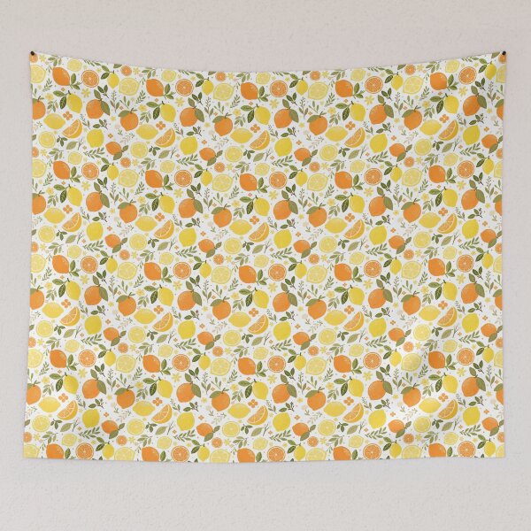 Item preview, Boho Citrus Bliss Seamless Pattern designed and sold by KJackArtwork.
