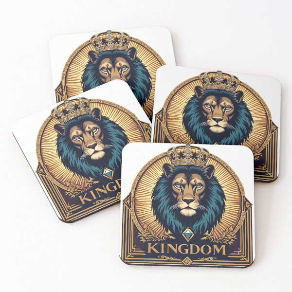 Item preview, KINGDOM Lion King Crown Emblem designed and sold by AQUILAKREO.