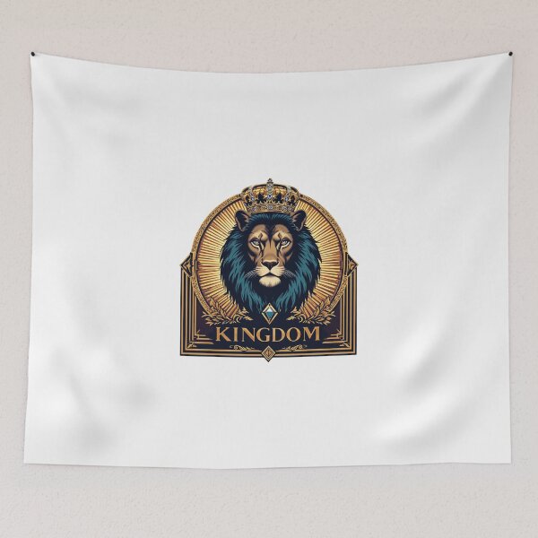 Item preview, KINGDOM Lion King Crown Emblem designed and sold by AQUILAKREO.