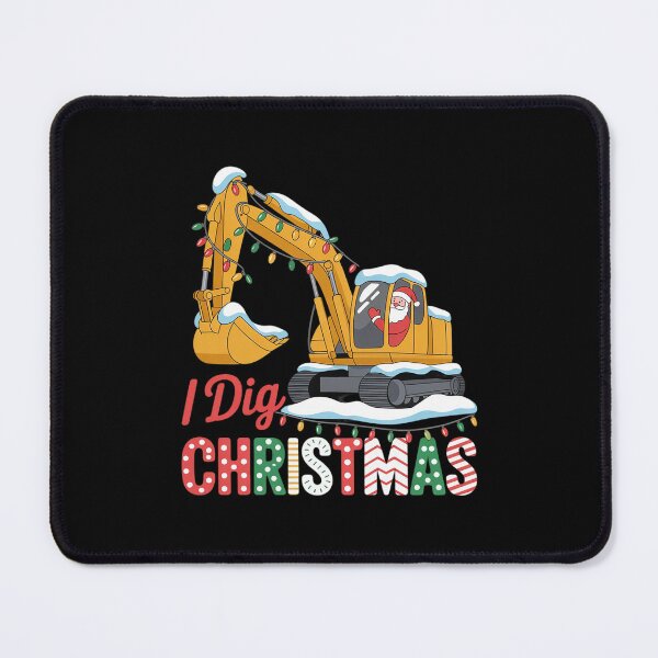 Item preview, I Dig Christmas Backhoe Loader Santa’s Coming For Kids designed and sold by DrewLeuschke.