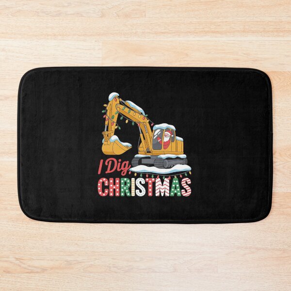 Item preview, I Dig Christmas Backhoe Loader Santa’s Coming For Kids designed and sold by DrewLeuschke.