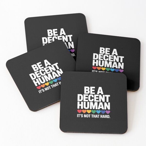 Item preview, LGBT Heart Be A Decent Human It's Not That Hard  designed and sold by dainegilbert.