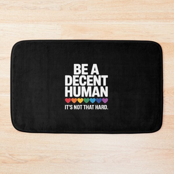 Item preview, LGBT Heart Be A Decent Human It's Not That Hard  designed and sold by dainegilbert.