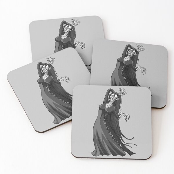 Item preview, A monster lady horror film, Tim Burton style (NB) designed and sold by fifou96.