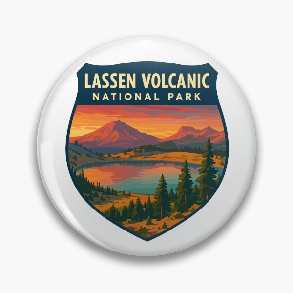 Item preview, Lassen Volcanic National Park California Sticker designed and sold by Ismeal Von.